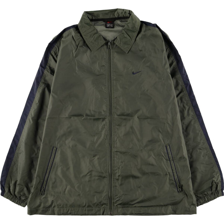 90'S Nike Windbreaker Men's Size L Vintage polyester Khaki type Vintage Second Hand