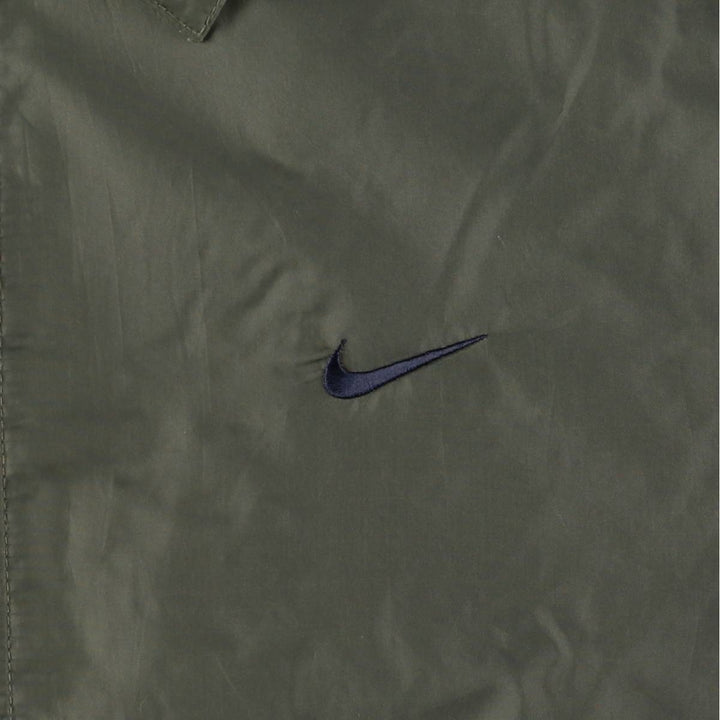 90'S Nike Windbreaker Men's Size L Vintage polyester Khaki type Vintage Second Hand