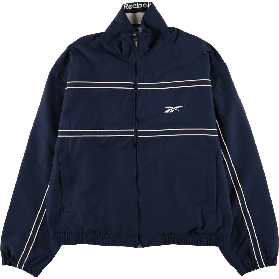90'S Reebok Windbreaker, Men's Size Small, Vintage unclear navy blue type Vintage Second Hand