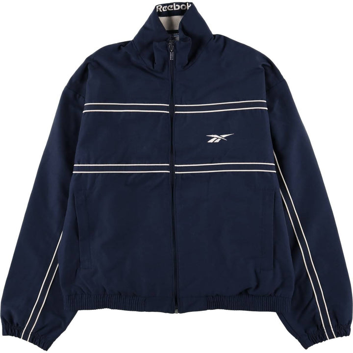 90'S Reebok Windbreaker, Men's Size Small, Vintage unclear navy blue type Vintage Second Hand