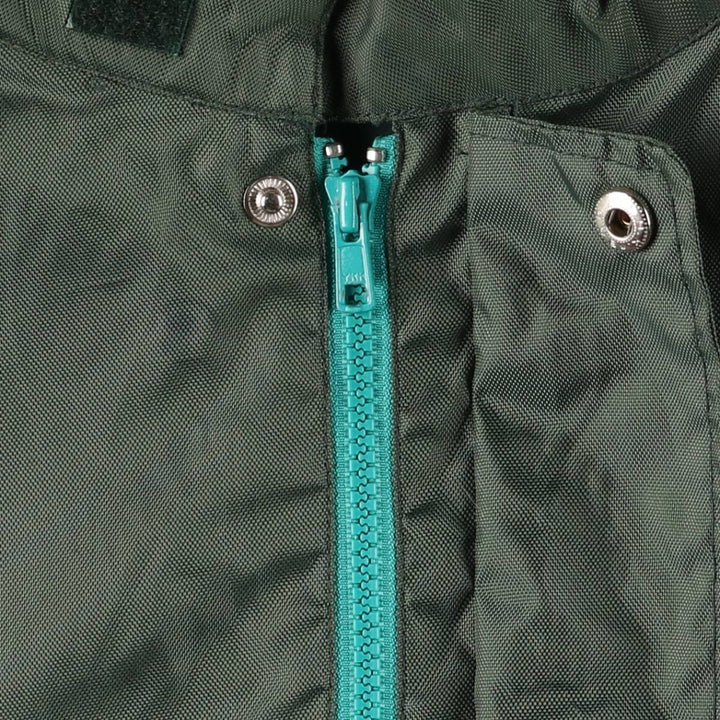 Champion Authentic Athletic Appahelo Hooded Windbreaker, Men's Size L cotton Green type dark green Vintage Second Hand