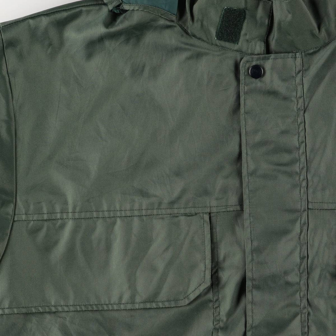 Champion Authentic Athletic Appahelo Hooded Windbreaker, Men's Size L cotton Green type dark green Vintage Second Hand