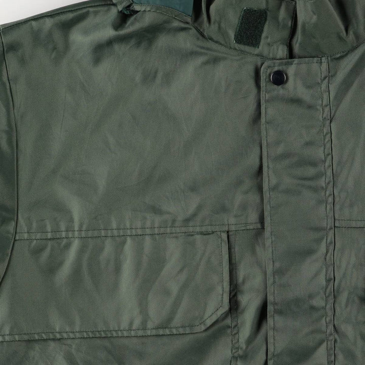 Champion Authentic Athletic Appahelo Hooded Windbreaker, Men's Size L cotton Green type dark green Vintage Second Hand