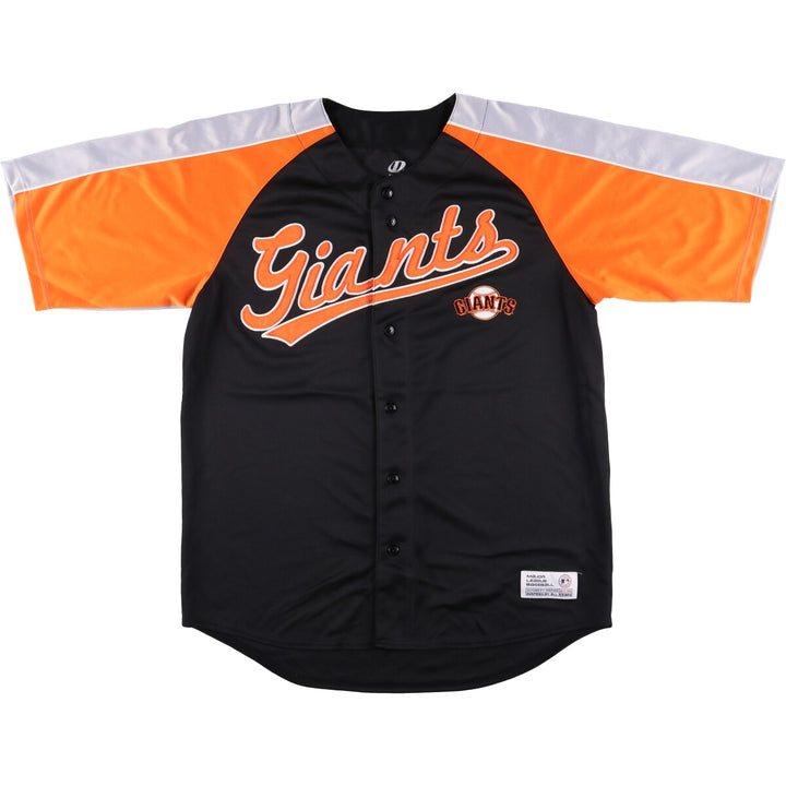 DYNASTY MLB SAN FRANCISCO GIANTS Game Shirt, Men's Size L polyester orange type Vintage Second Hand