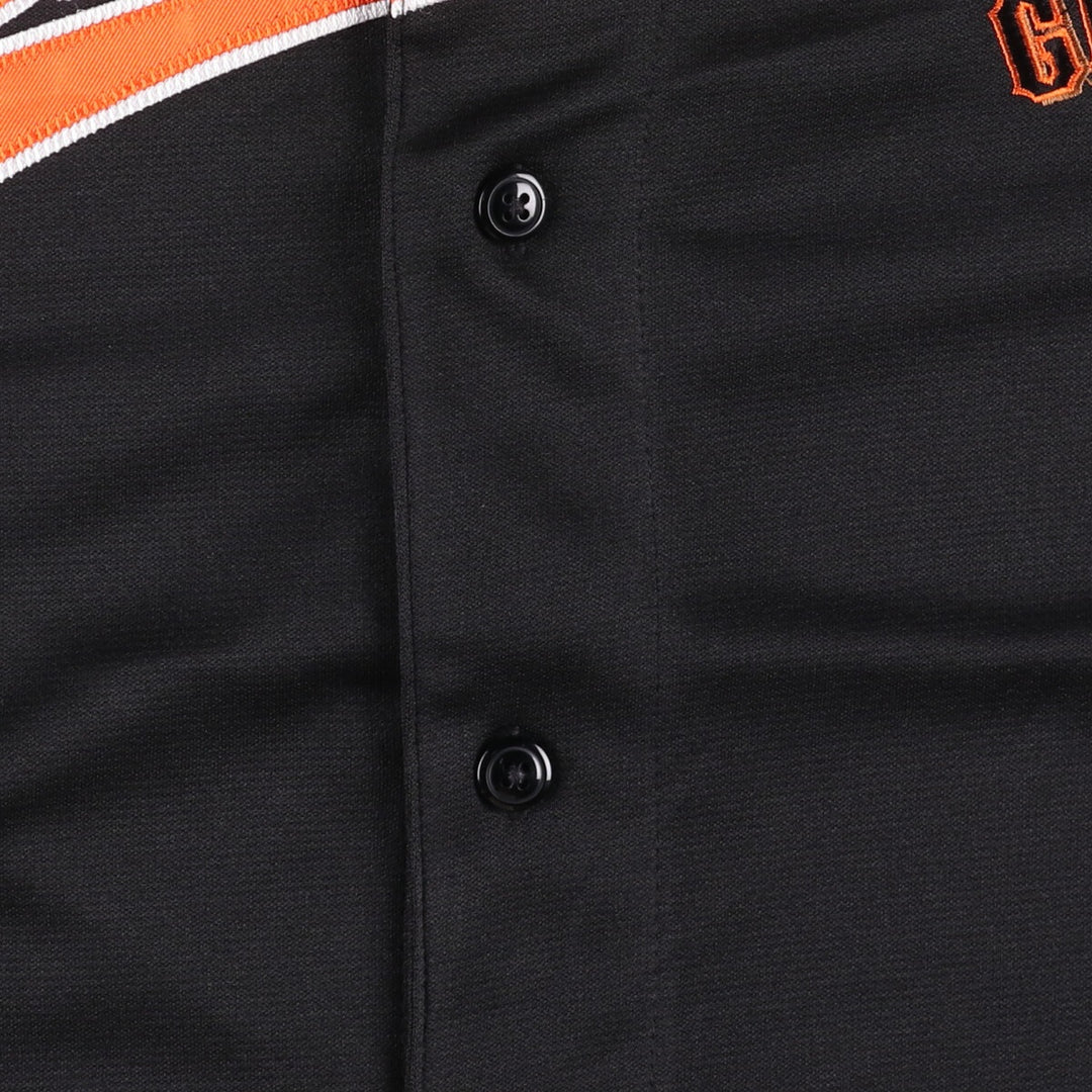 DYNASTY MLB SAN FRANCISCO GIANTS Game Shirt, Men's Size L polyester orange type Vintage Second Hand