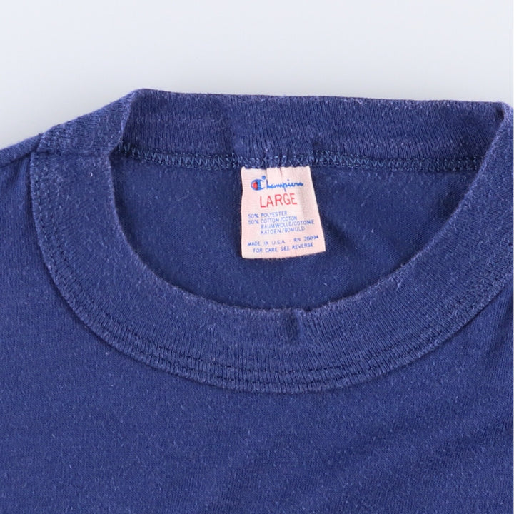 Vintage 1980'S Champion Trico Tag MLB Detroit Tigers Logo T-Shirt, Made in USA, Men's Size Large cotton blue type Vintage Second Hand