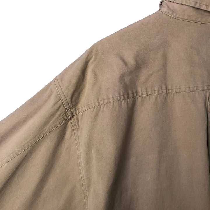 90'S GAP Vintage Long Sleeve Cotton Shirt, Men's XL cotton Beige type Vintage Second Hand