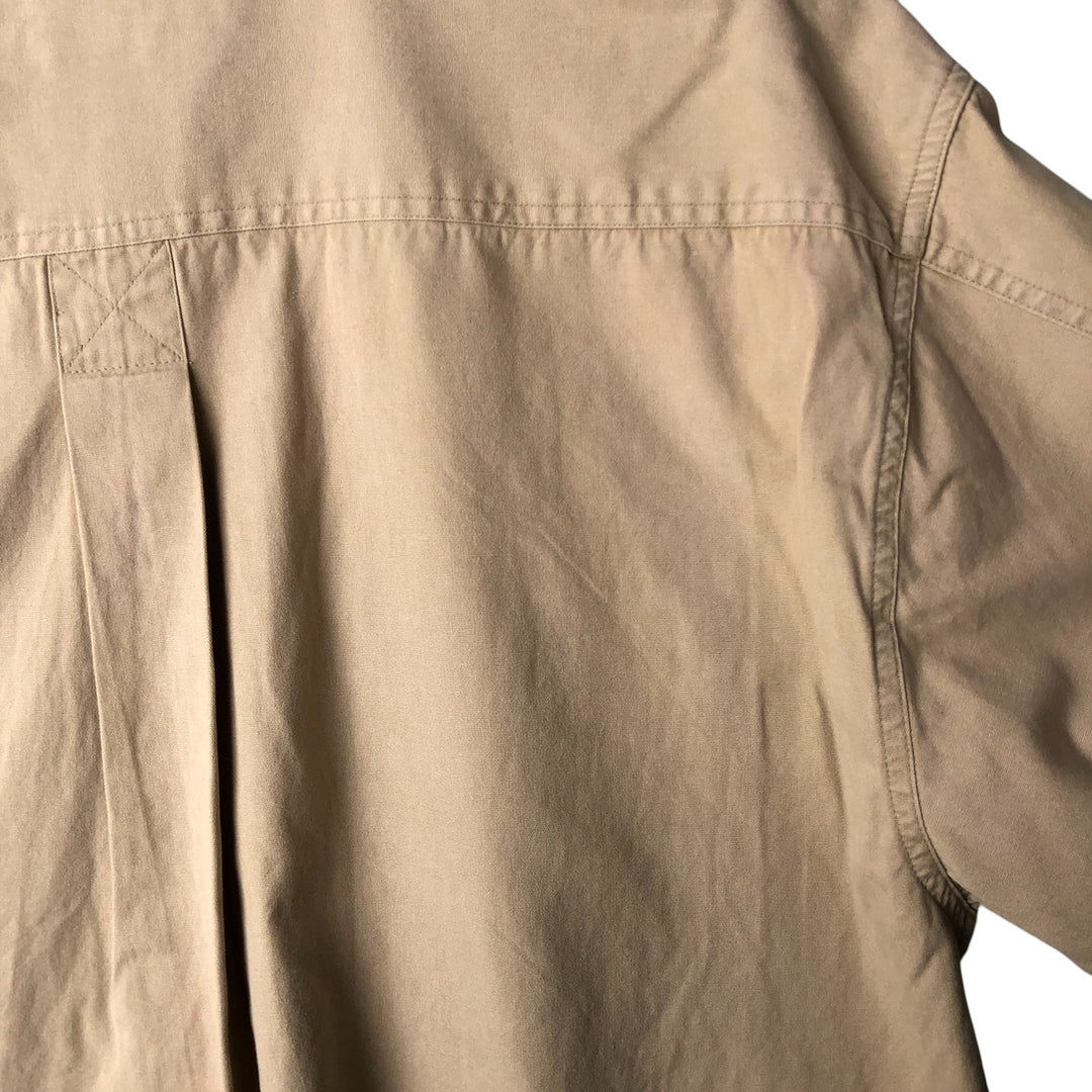 90'S GAP Vintage Long Sleeve Cotton Shirt, Men's XL cotton Beige type Vintage Second Hand