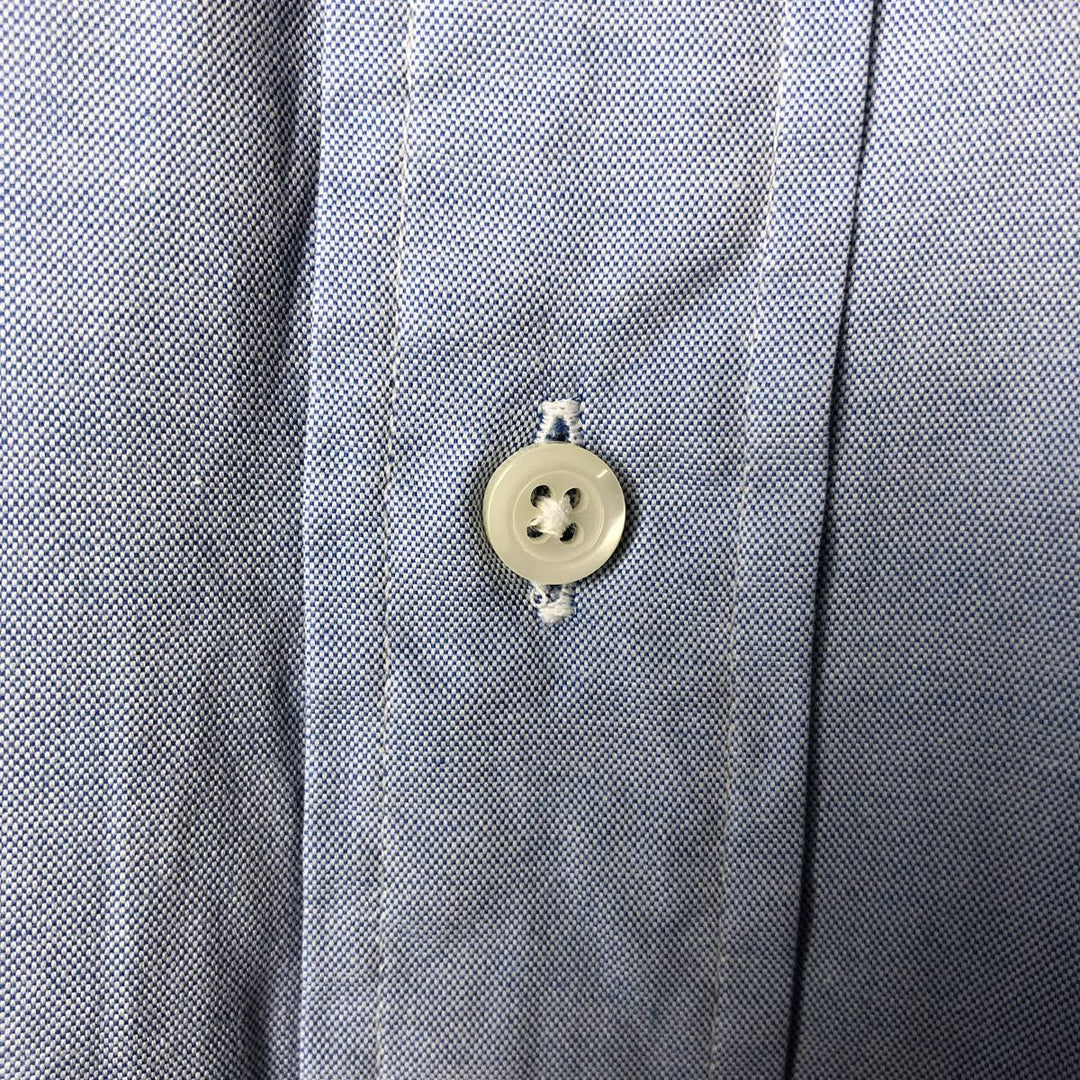 Vintage Brooks Brothers long-sleeved button-down shirt, made in the USA, men's size XL cotton Blue type light blue Vintage Second Hand