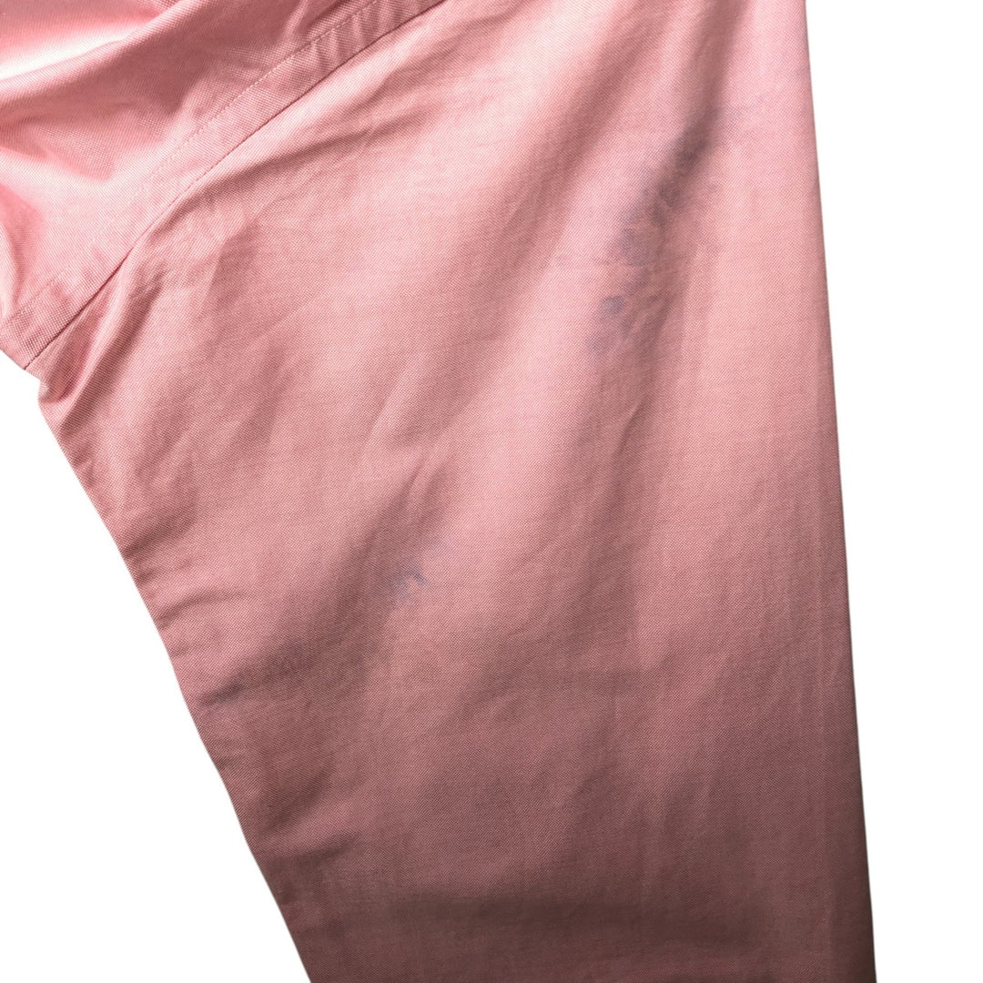 Vintage 1980s-1990'S Brooks Brothers Est. 1818 long-sleeved button-down shirt, Made in USA, Men's Size L Supima Cotton pink type Vintage Second Hand