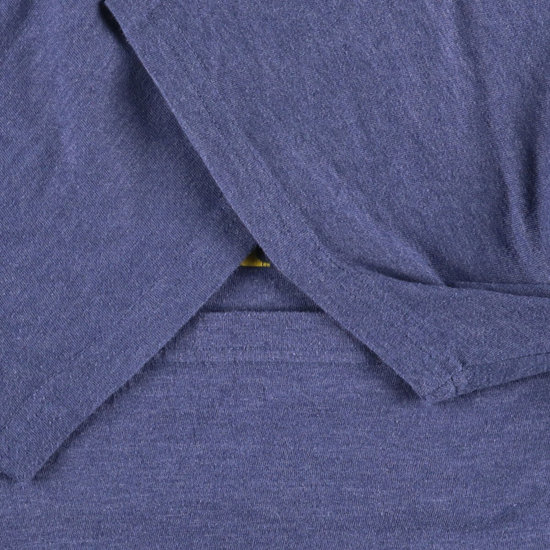 NIRVANA Nirvana Band T-shirt, Band T, Men's L size cotton blue type Vintage Second Hand