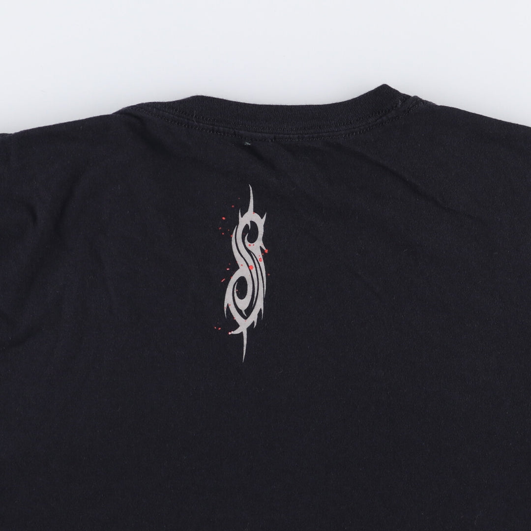 Slipknot Band T-shirt, Band T, Men's M size cotton black type Vintage Second Hand