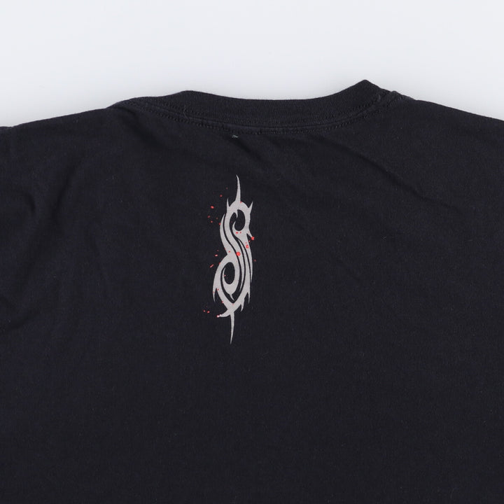 Slipknot Band T-shirt, Band T, Men's M size cotton black type Vintage Second Hand