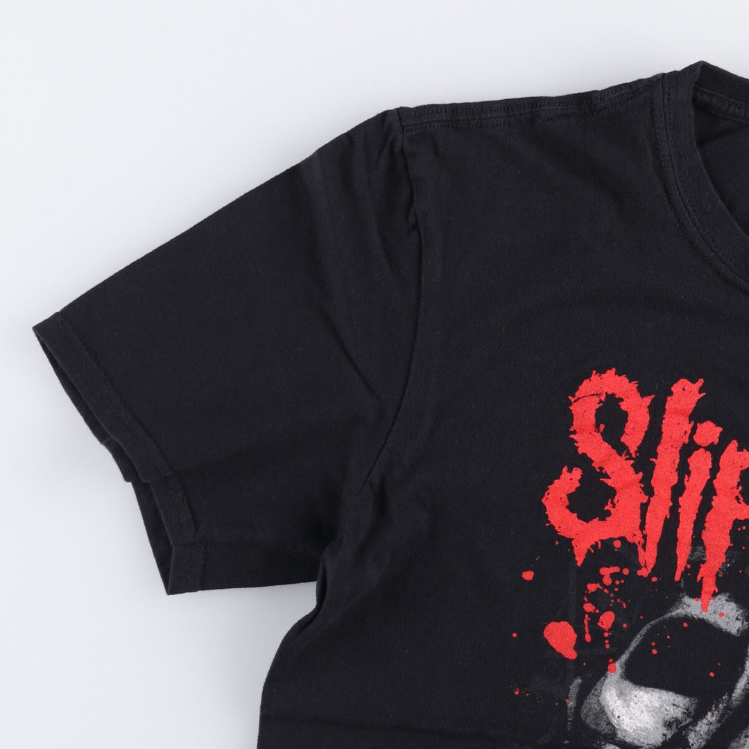 Slipknot Band T-shirt, Band T, Men's M size cotton black type Vintage Second Hand