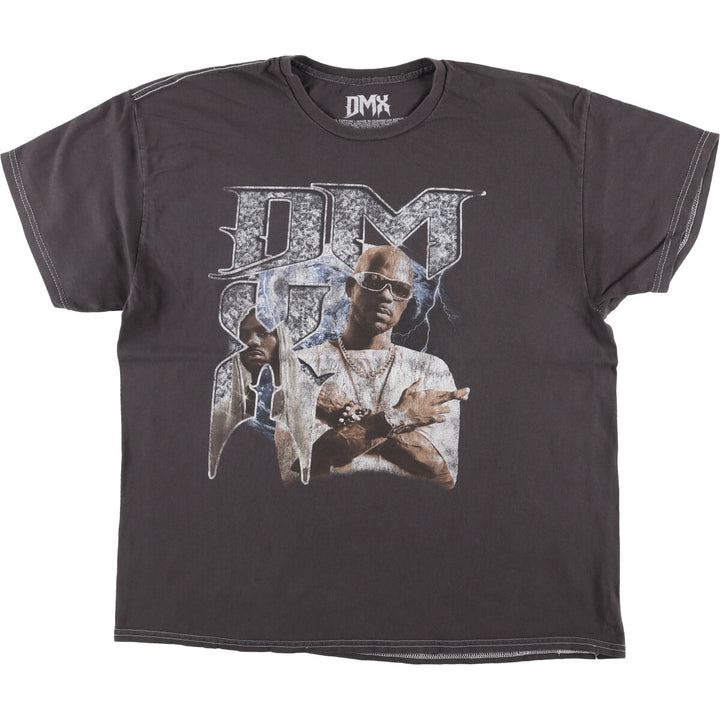 DMX Rap T-shirt, Men's L size cotton Charcoal Vintage Second Hand