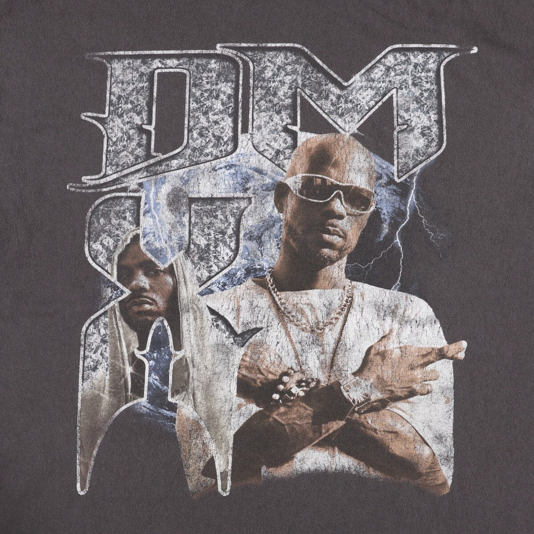 DMX Rap T-shirt, Men's L size cotton Charcoal Vintage Second Hand