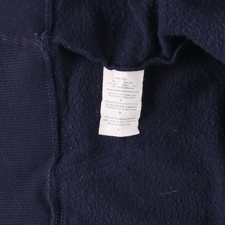 Champion Authentic Athleticwear Sweat Full Zip Hoodie, Men's Size L cotton navy blue type Vintage Second Hand