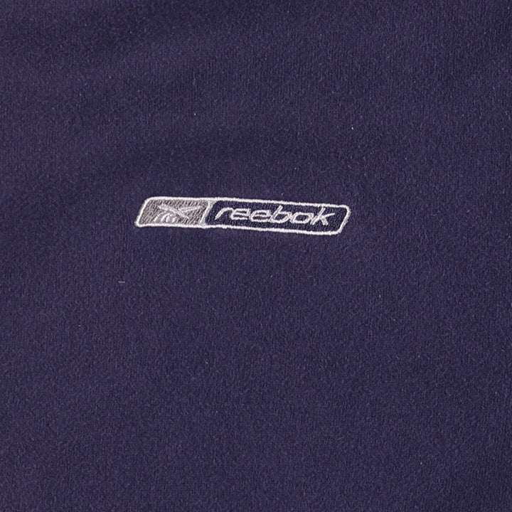 2000s~ Reebok Sweatshirt Full Zip Hoodie Men's XL cotton navy blue type Vintage Second Hand