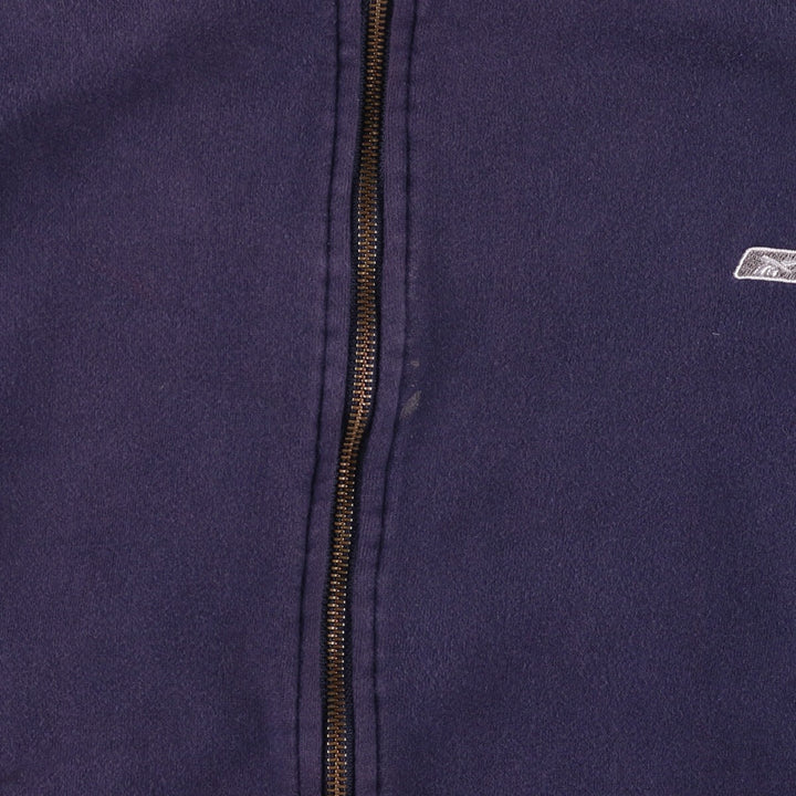 2000s~ Reebok Sweatshirt Full Zip Hoodie Men's XL cotton navy blue type Vintage Second Hand