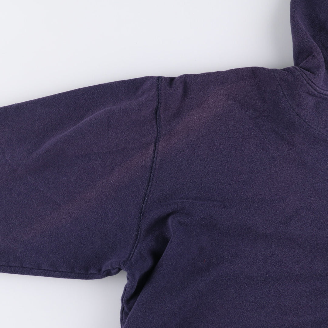 2000s~ Reebok Sweatshirt Full Zip Hoodie Men's XL cotton navy blue type Vintage Second Hand