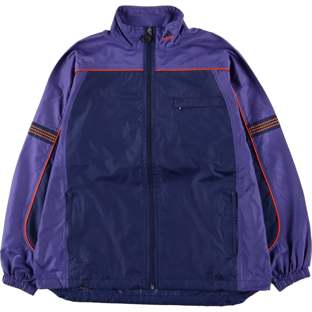 90'S adidas Packable Windbreaker, Men's Size Medium polyester purple type Vintage Second Hand