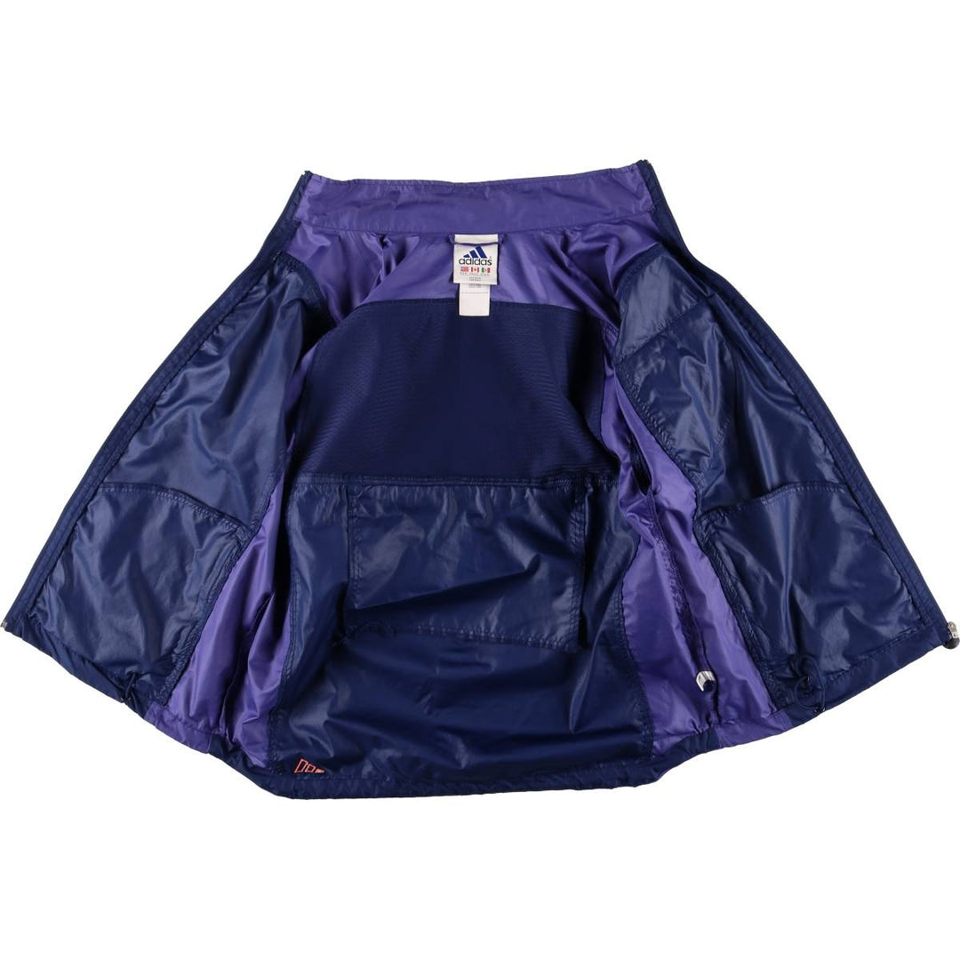 90'S adidas Packable Windbreaker, Men's Size Medium polyester purple type Vintage Second Hand