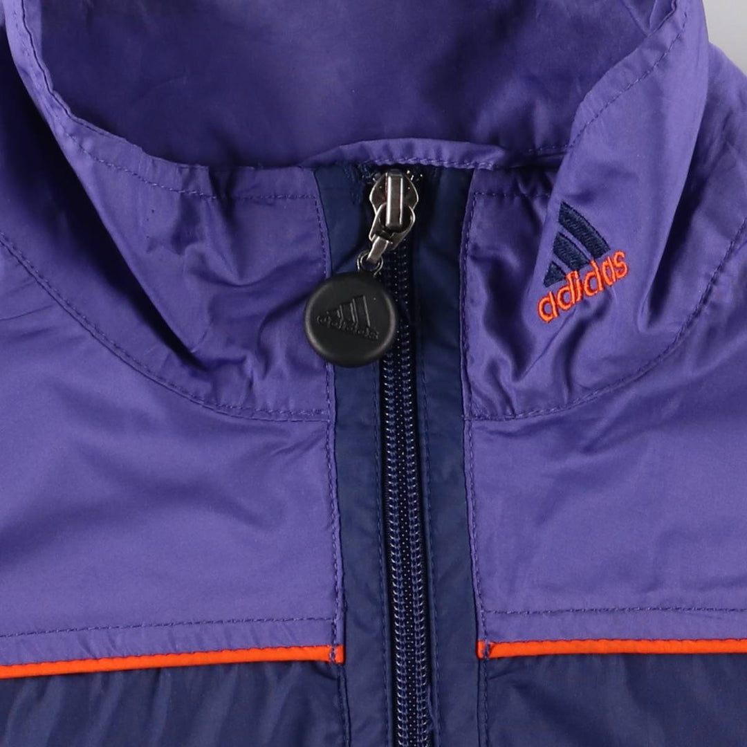 90'S adidas Packable Windbreaker, Men's Size Medium polyester purple type Vintage Second Hand