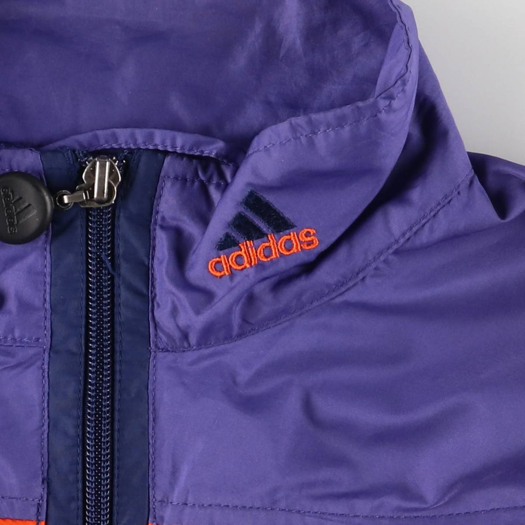 90'S adidas Packable Windbreaker, Men's Size Medium polyester purple type Vintage Second Hand
