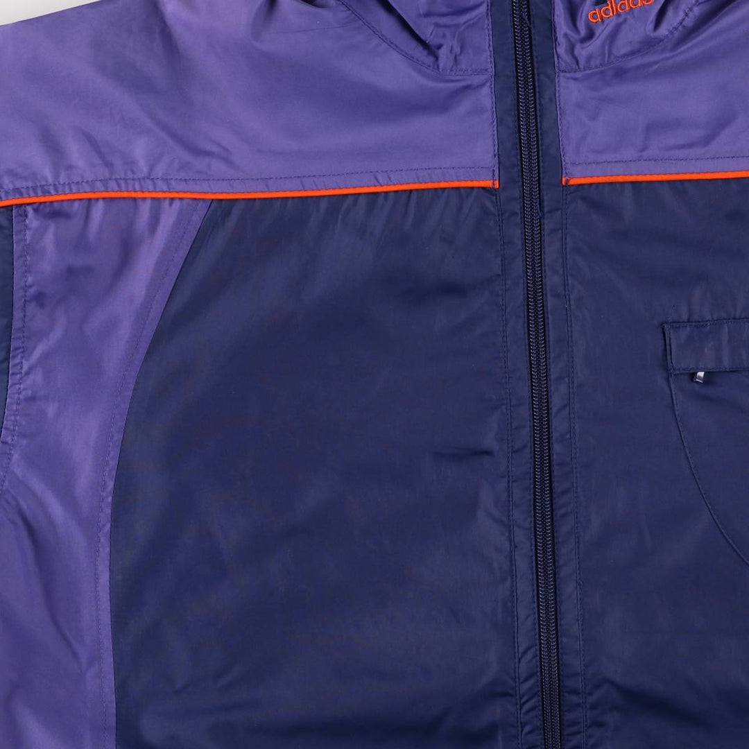 90'S adidas Packable Windbreaker, Men's Size Medium polyester purple type Vintage Second Hand