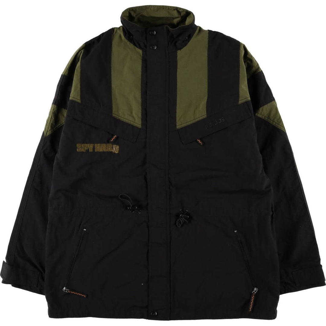 90'S Adidas nylon jacket, men's size M Nylon black type Vintage Second Hand