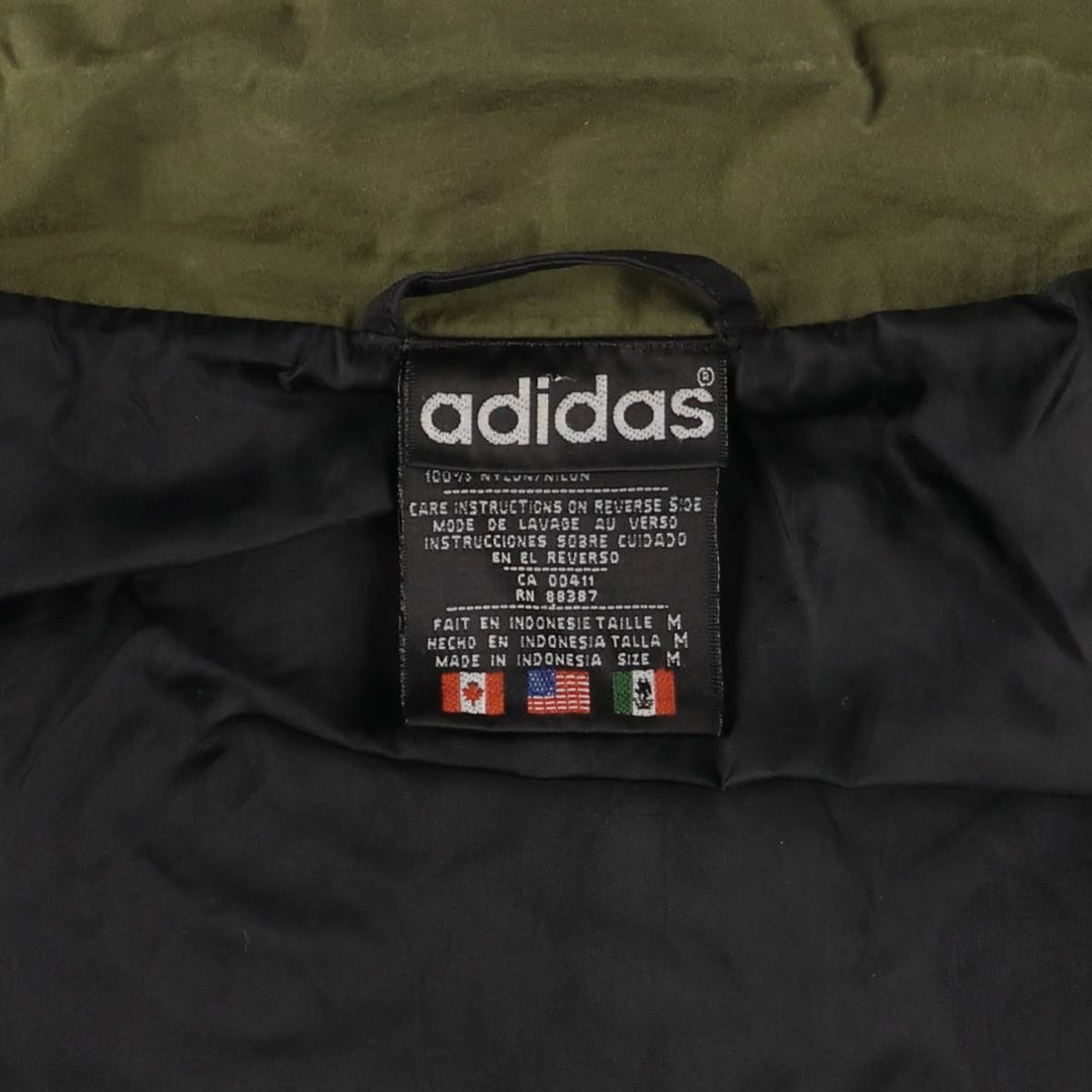90'S Adidas nylon jacket, men's size M Nylon black type Vintage Second Hand