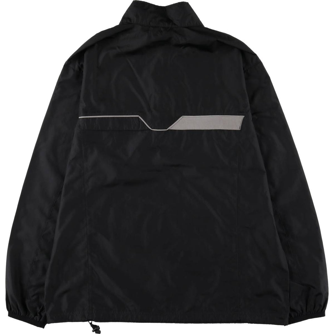 Vintage 90'S Nike Half-Zip Windbreaker, Men's XL polyester black type Vintage Second Hand