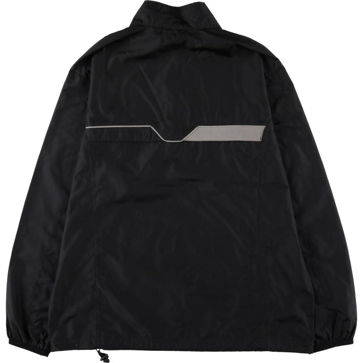 Vintage 90'S Nike Half-Zip Windbreaker, Men's XL polyester black type Vintage Second Hand