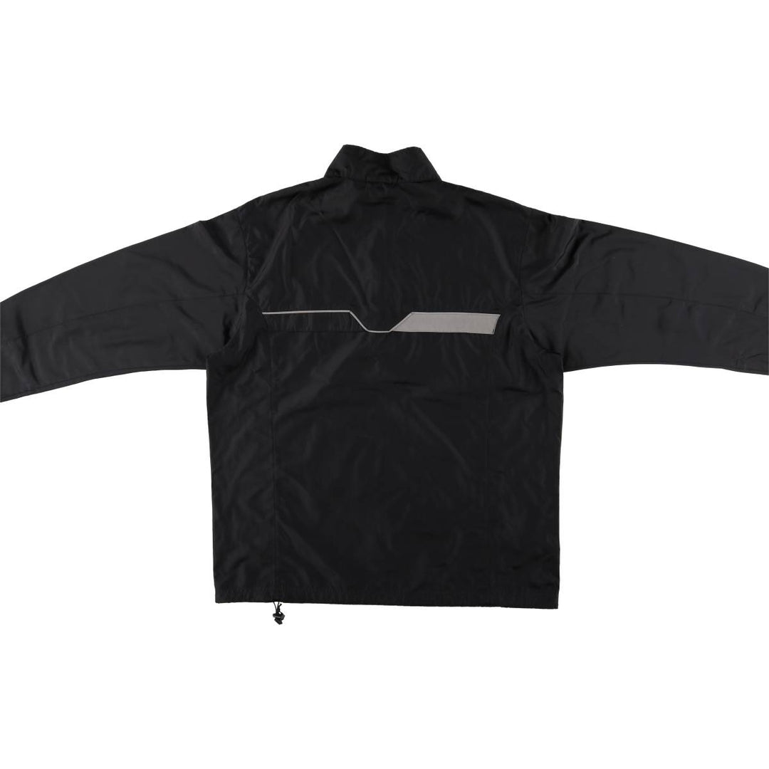 Vintage 90'S Nike Half-Zip Windbreaker, Men's XL polyester black type Vintage Second Hand