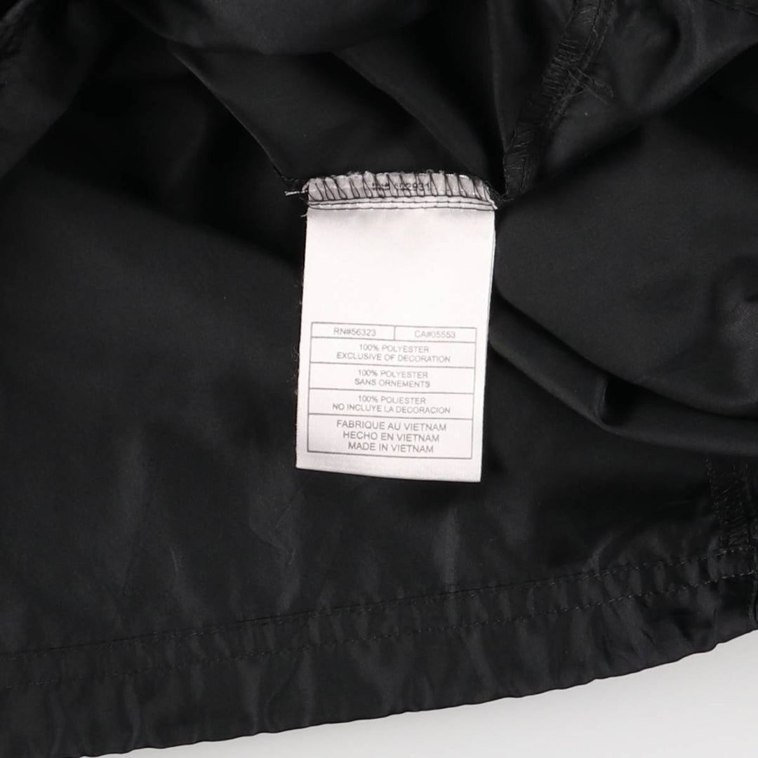 Vintage 90'S Nike Half-Zip Windbreaker, Men's XL polyester black type Vintage Second Hand