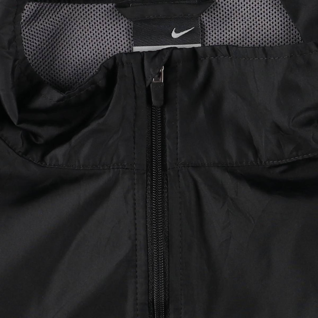 Vintage 90'S Nike Half-Zip Windbreaker, Men's XL polyester black type Vintage Second Hand