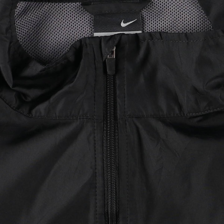 Vintage 90'S Nike Half-Zip Windbreaker, Men's XL polyester black type Vintage Second Hand