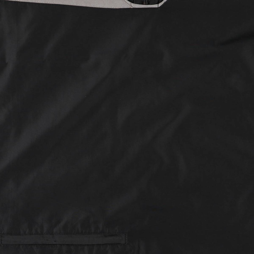 Vintage 90'S Nike Half-Zip Windbreaker, Men's XL polyester black type Vintage Second Hand