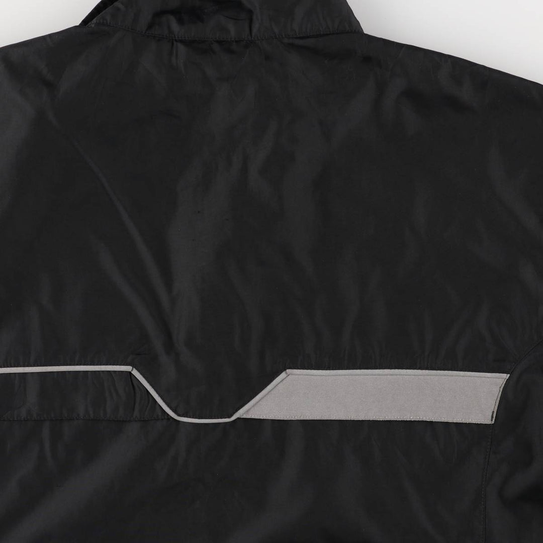 Vintage 90'S Nike Half-Zip Windbreaker, Men's XL polyester black type Vintage Second Hand