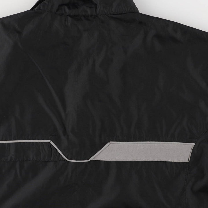 Vintage 90'S Nike Half-Zip Windbreaker, Men's XL polyester black type Vintage Second Hand