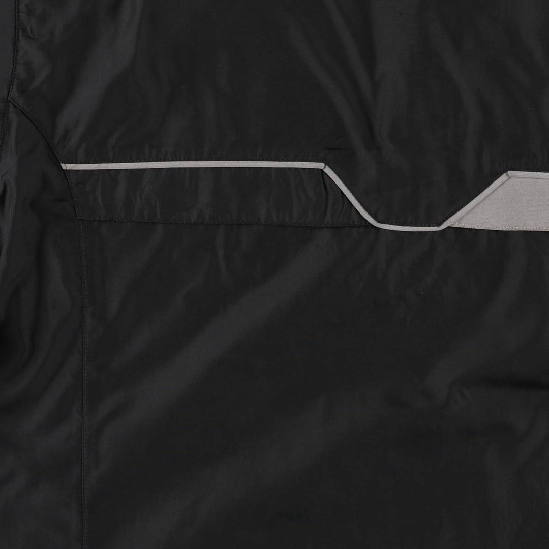 Vintage 90'S Nike Half-Zip Windbreaker, Men's XL polyester black type Vintage Second Hand