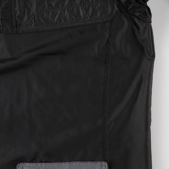 Vintage 90'S Nike Half-Zip Windbreaker, Men's XL polyester black type Vintage Second Hand