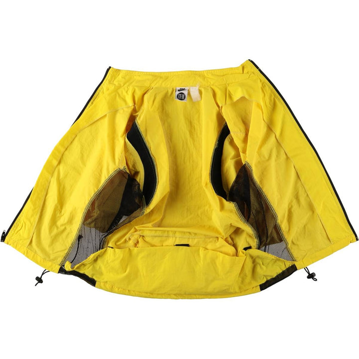Vintage 90'S Nike Echelon Packable Windbreaker, Men's Size Medium unclear yellow type Vintage Second Hand