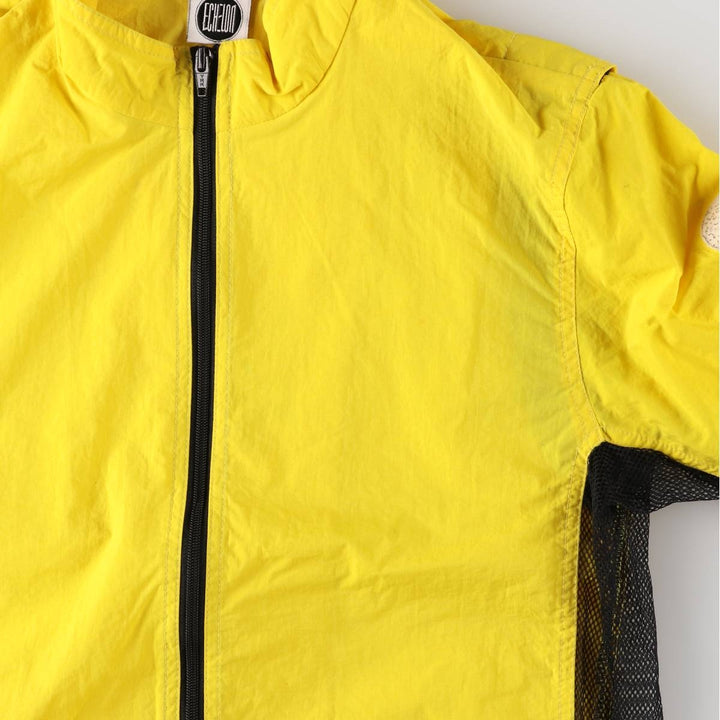 Vintage 90'S Nike Echelon Packable Windbreaker, Men's Size Medium unclear yellow type Vintage Second Hand