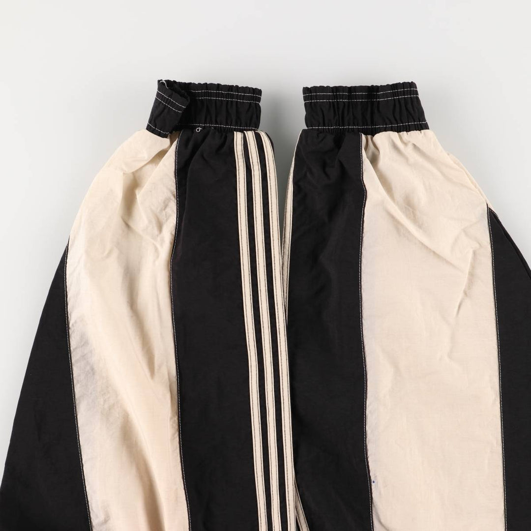 80s-90'S Nike Striped Pattern Hooded Nylon Jacket, Men's Size XL Nylon white type Vintage Second Hand