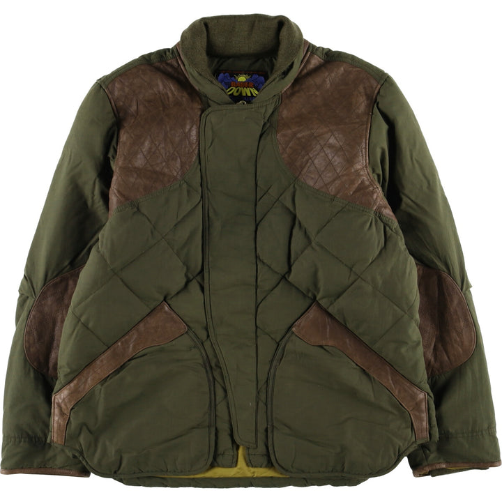 Eddie Bauer Sunrise Tag Replica 550 Fill Power Goose Down Jacket, Men's XL cotton Khaki type Vintage Second Hand