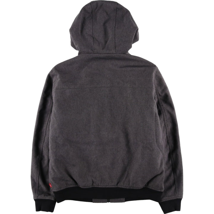 Levi's hooded windbreaker, men's size M (approx.) polyester gray type Vintage Second Hand
