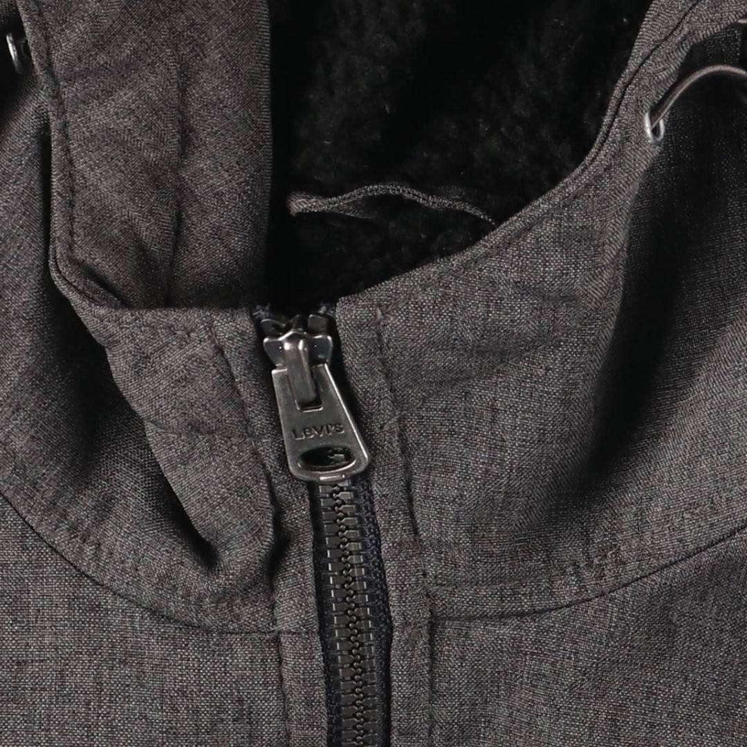Levi's hooded windbreaker, men's size M (approx.) polyester gray type Vintage Second Hand