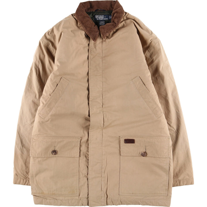 Ralph Lauren POLO by Ralph Lauren padded puffer jacket, men's size S cotton Beige type Vintage Second Hand
