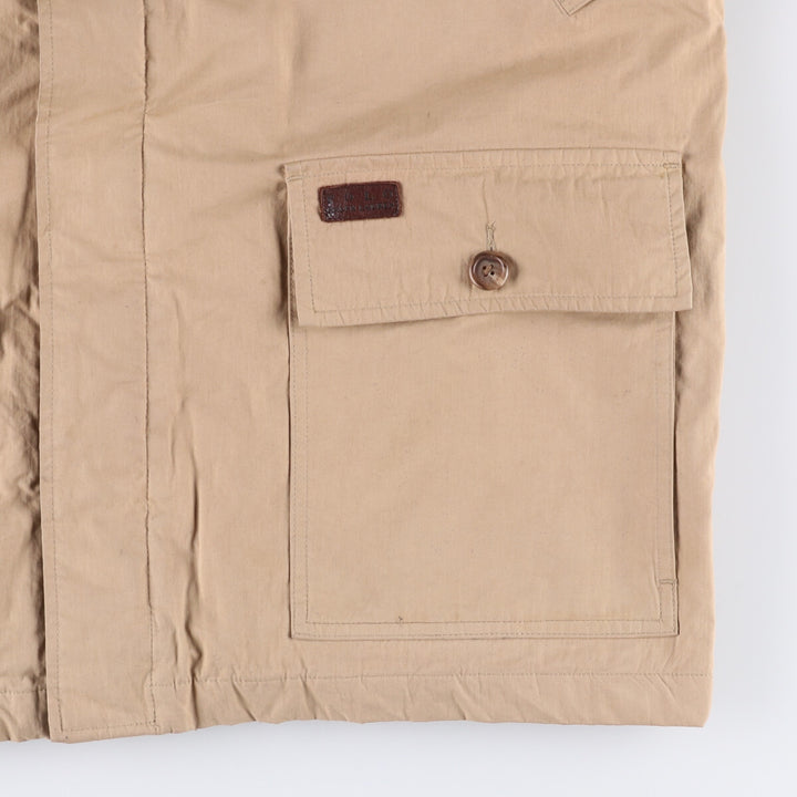 Ralph Lauren POLO by Ralph Lauren padded puffer jacket, men's size S cotton Beige type Vintage Second Hand